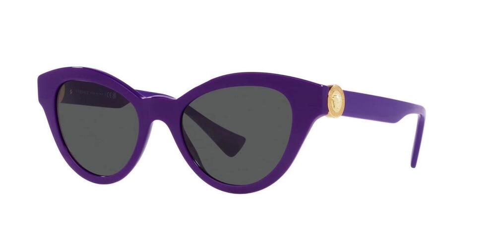 NWT Versace 0VE4435-538787-52 Purple 52mm Sunglasses
